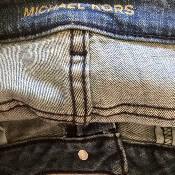 Michael Kors Selma Flare Denim Jeans Size 4 Long‎ Inseam Tall Jeans - Picture 9 of 10